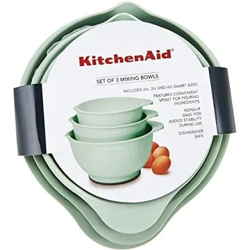 KitchenAid Classic Mixing Bowls Set of 3 - Pistachio