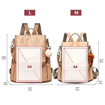 CHERUTY Women Backpack Purse - Stylish Vegan Leather Bag