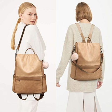 CHERUTY Women Backpack Purse - Stylish Vegan Leather Bag