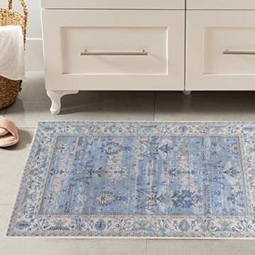 Adiva Rugs Machine Washable Non Slip Backing Area Rug