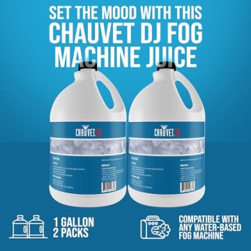 CHAUVET DJ Fog Smoke Juice Fluid - 2 Gallon Pack