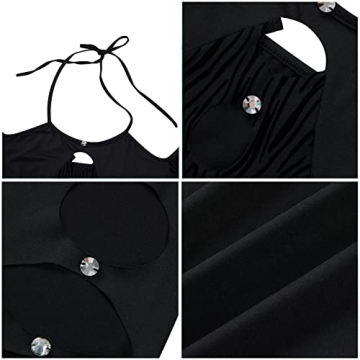 Amiblvowa Hollow Out Dress for Women Sexy Y2k Style