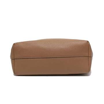 Prada Women's Brown Vitello Phenix Shopping Tote Top Handle Bag Shoulder Bag 1BG865