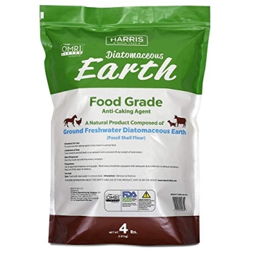 HARRIS 4lb Food Grade Diatomaceous Earth with Powder Duster