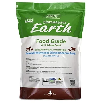 HARRIS 4lb Food Grade Diatomaceous Earth with Powder Duster