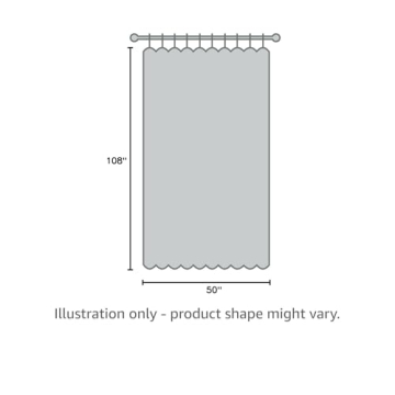 jinchan Linen Curtains, Light Filtering Window Drapes with Grommet Top, Linen Off White Curtains 2 Panels for Living Room Farmhouse Bedroom (W50 x L108, Off White)