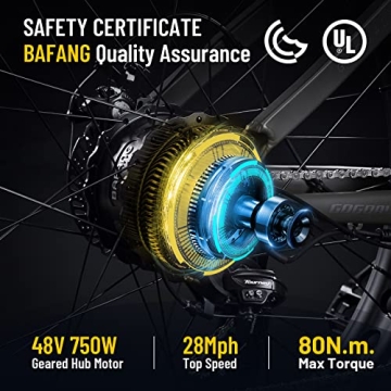 GOGOAL PANTHER F2 750W Electric Mountain Bike for Adults