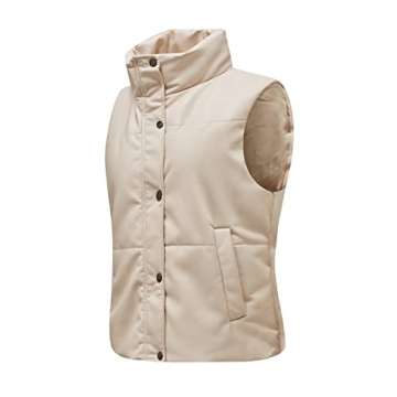 LABULADUO Women Winter Puffer Vest Lightweight Stylish
