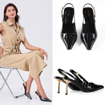 Elegant iiimmu Slingback Heels for Women - Stylish Comfort