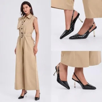 Elegant iiimmu Slingback Heels for Women - Stylish Comfort