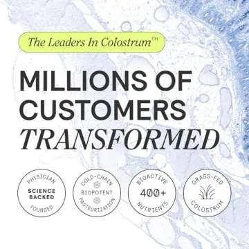 ARMRA Colostrum™ Premium Powder, Grass Fed, Gut Health Bloating Immunity Skin & Hair, Contains 400+ Bioactive Nutrients, Keto, Gluten & Fat Free (Unflavored Bundle | 150 Servings)