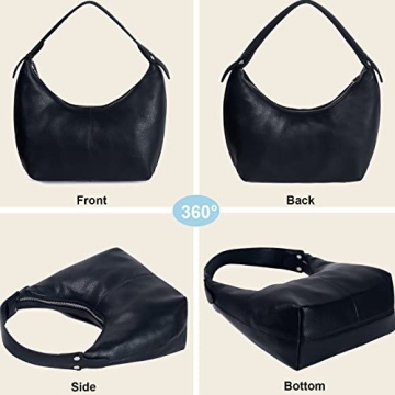 NIUEIMEE ZHOU Hobo Handbags - Stylish Vegan Leather Tote