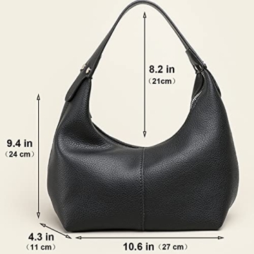 NIUEIMEE ZHOU Hobo Handbags - Stylish Vegan Leather Tote