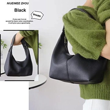 NIUEIMEE ZHOU Hobo Handbags - Stylish Vegan Leather Tote