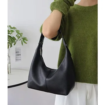 NIUEIMEE ZHOU Hobo Handbags - Stylish Vegan Leather Tote