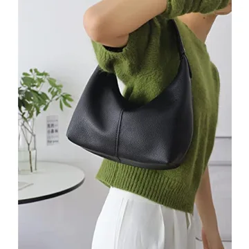 NIUEIMEE ZHOU Hobo Handbags - Stylish Vegan Leather Tote