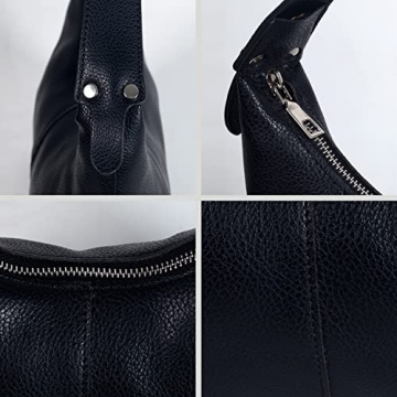 NIUEIMEE ZHOU Hobo Handbags - Stylish Vegan Leather Tote