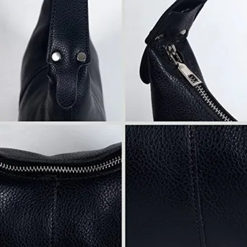 NIUEIMEE ZHOU Hobo Handbags - Stylish Vegan Leather Tote