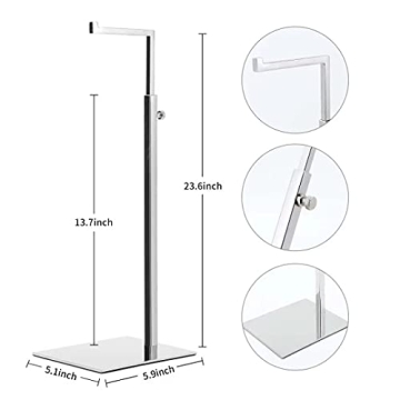 KAIDIYIN Adjustable Metal Display Rack for Handbags