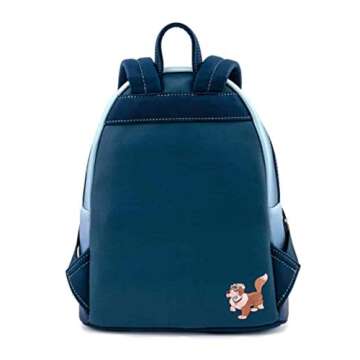Loungefly Disney Peter Pan Second Star Glow Womens Double Strap Shoulder Bag Purse