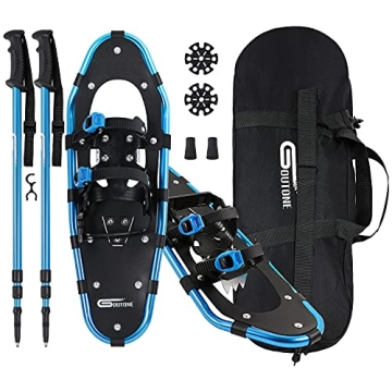 Lightweight Goutone Snowshoes with Poles for All