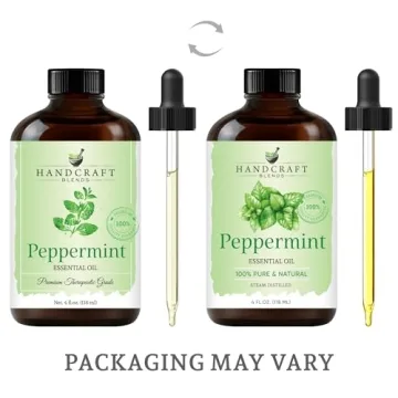 Peppermint Essential Oil 4 Fl Oz - 100% Natural Aromatherapy