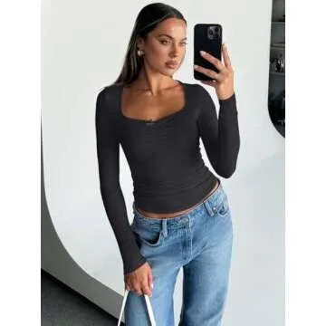 Trendy Queen Women's Long Sleeve Top for Stylish Outings