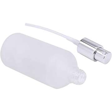 Bekith 9 Pack 3oz Glass Spray Bottles with Fine Mist Sprayer & Pump Spray Cap, Refillable & Reusable Frosted Clear Empty Bottles for Essential Oils, Perfumes, Body Sprays