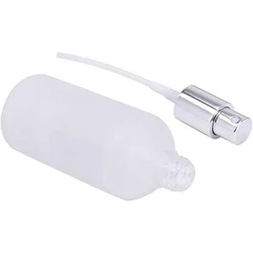 Bekith 9 Pack 3oz Glass Spray Bottles with Fine Mist Sprayer & Pump Spray Cap, Refillable & Reusable Frosted Clear Empty Bottles for Essential Oils, Perfumes, Body Sprays