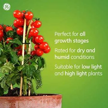 GE Grow Light LED Indoor Flood Light Bulb, Balanced Light Spectrum for Seeds and Greens, 9 Watts, Medium Base (Pack of 1)