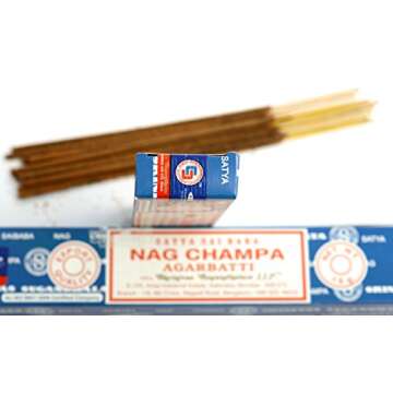 3 Packs Origional Satya Sai Baba Nag Champa Incense Sticks Joss Insence - Insense 15g Box NagChampa Agarbatti