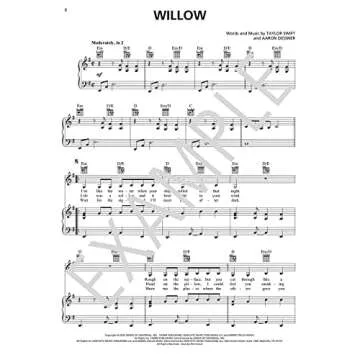 Taylor Swift Evermore Piano/Vocal/Guitar Songbook
