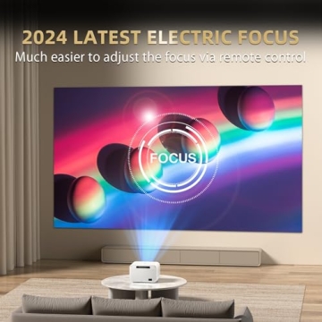 X7 Mini Projector 20000lm 4K WiFi Bluetooth Native 1080P