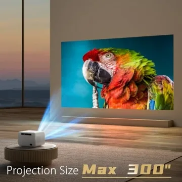 X7 Mini Projector 20000lm 4K WiFi Bluetooth Native 1080P