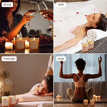 Scented Candle Set for Stress Relief and Home Decor