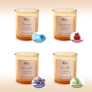 Scented Candle Set for Stress Relief and Home Decor