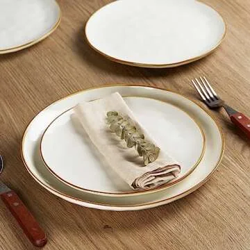 Famiware Dinner Plates Set of 6 | Durable & Stylish Dinnerware