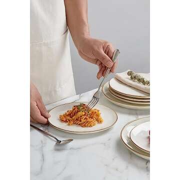 Famiware Dinner Plates Set of 6 | Durable & Stylish Dinnerware