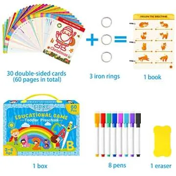 FIPKE 60 Pages Handwriting Practice Book for Kids