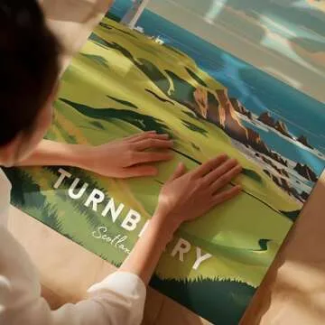 Golf Course Premium Giclee Fine Art Prints - Augusta, Pebble Beach, Pinehurst, Golf Course Posters, Golf Wall Art, Aesthetic Poster for Home Office Decor, Ready to Frame