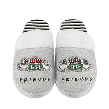 FRIENDS Slippers Womens Ladies Central Perk Ladies Fluffy Shoes
