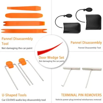 ILIBERO 27PCS Car Tool Kit Set: Versatile Stainless Steel Automotive Tools