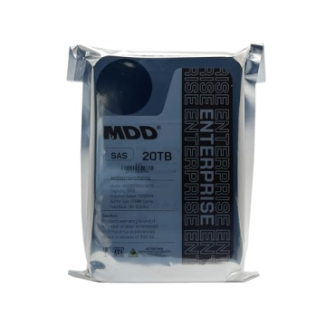20TB 7200RPM SAS Enterprise HDD - MDD Renewed