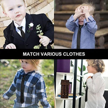 Stylish SATINIOR Adjustable Zipper Ties for Boys