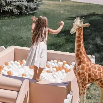 STARBOLO Colorful Ball Pit Balls for Kids - 100 Non-Toxic Balls