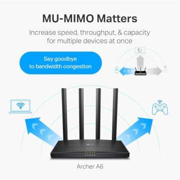TP-Link AC1200 Gigabit Router for High-Speed Internet