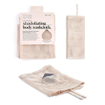 Kitsch Exfoliating Washcloth with Soap Pocket Eco-Friendly