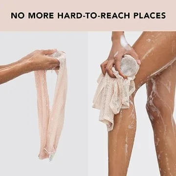 Kitsch Exfoliating Washcloth with Soap Pocket Eco-Friendly