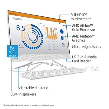 HP All-in-One Touchscreen Desktop Computer with Fast Processor