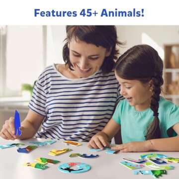 Skillmatics Animal Alphabet Puzzle - 52 Piece Jigsaw Puzzle for Toddlers, Preschoolers, Educational Toy for Learning ABCs and Letters, Gifts for Boys & Girls Ages 3, 4, 5, 6